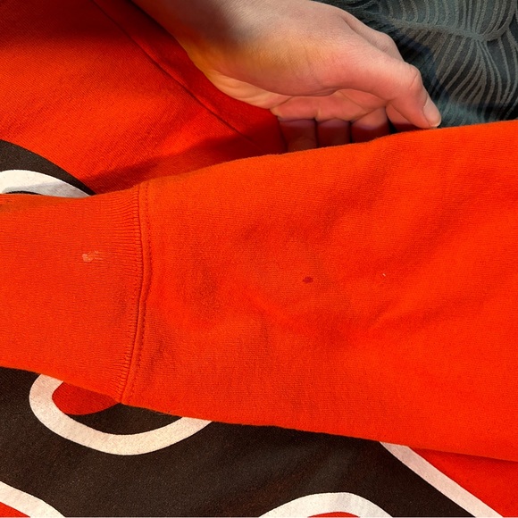 Supreme Dark Orange Letter Arc Crewneck Sweater Men’s Large - Picture 7 of 11